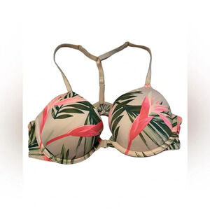 PINK Victoria's Secret Wear Everywhere Push Up Lightly Lined Bra Sz 34B